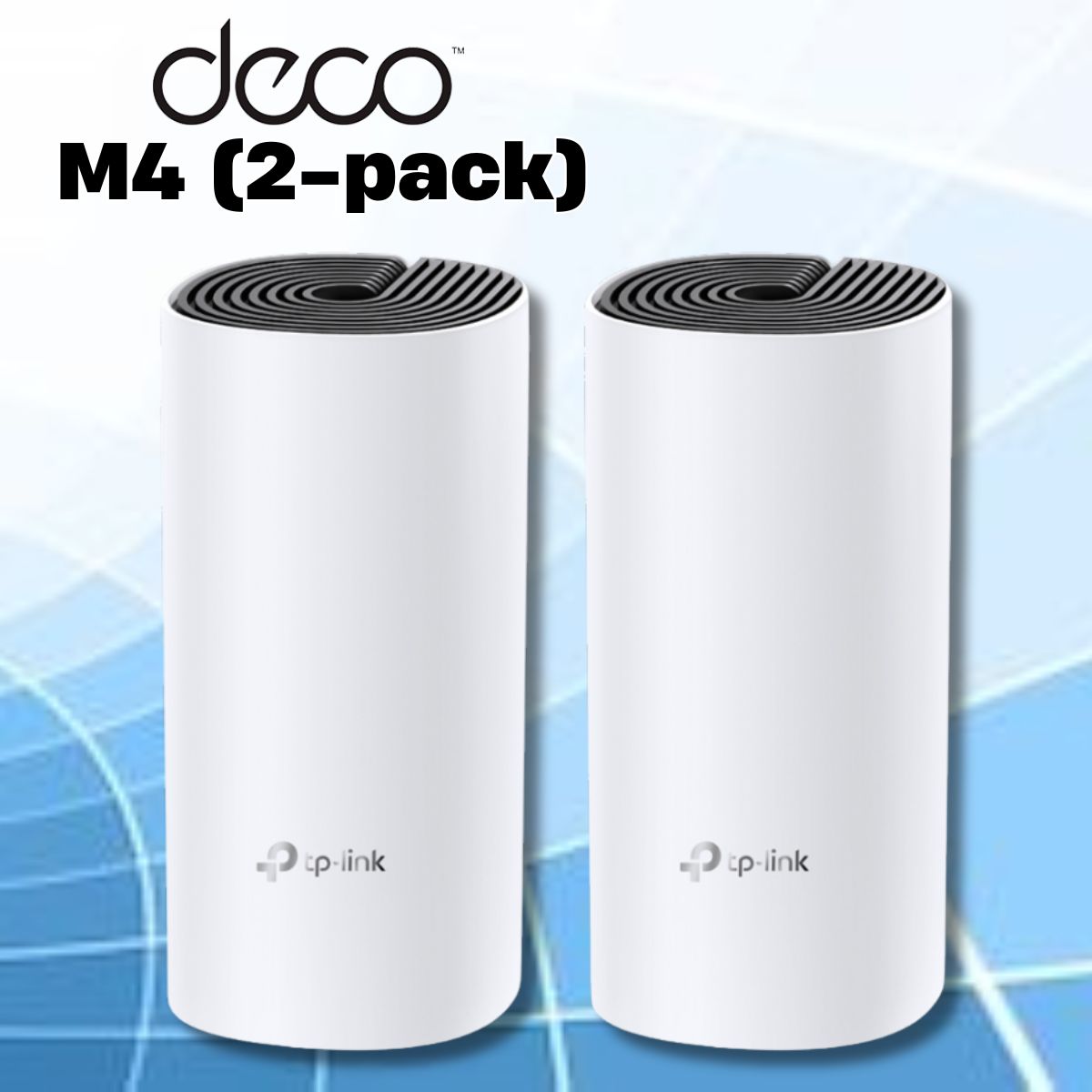 Bộ thu phát wifi 6 TP-Link Deco M4(2-pack) tốc độ lên đến 1167 Mbps, kết nối đến 100 thiết bị