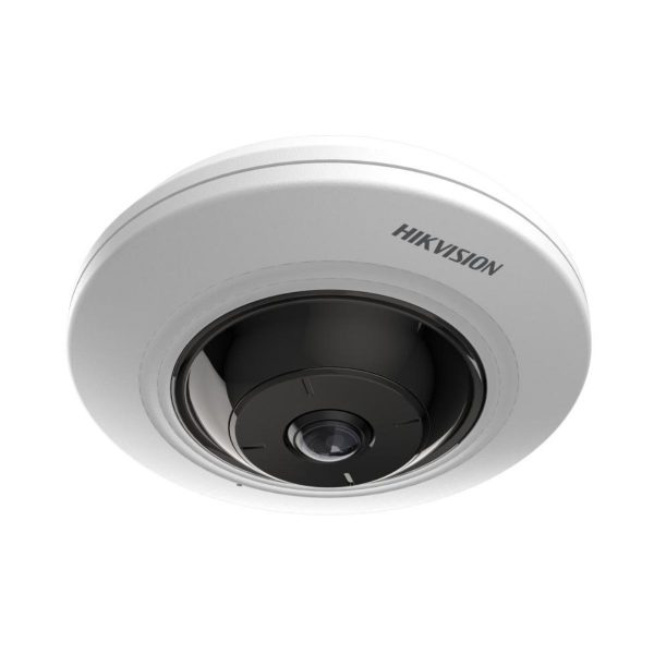 Camera mắt cá toàn cảnh 5MP Hikvision DS-2CD2955G0-ISU chống ngược sáng WDR 120dB, tích hợp mic thu âm
