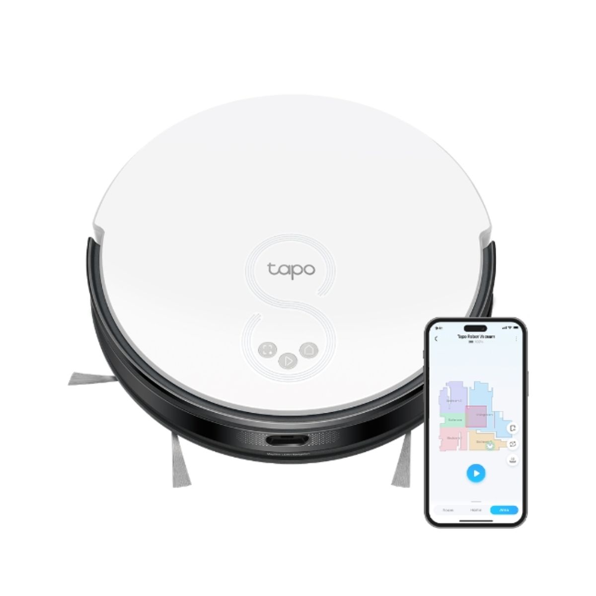 Robot hút bụi điều hướng LiDAR TP-Link Tapo RV20 Mop lực hút 2700Pa, Pin 2600mAh