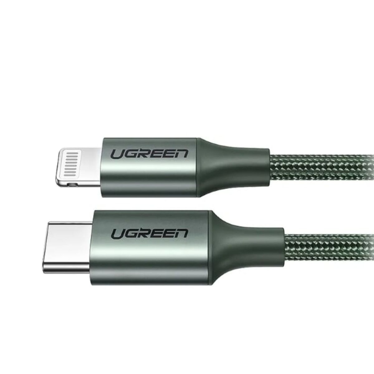 Cáp sạc nhanh 1m Lightning chuẩn MFi Ugreen 80564 US304 màu xanh, hỗ trợ sạc nhanh 3A