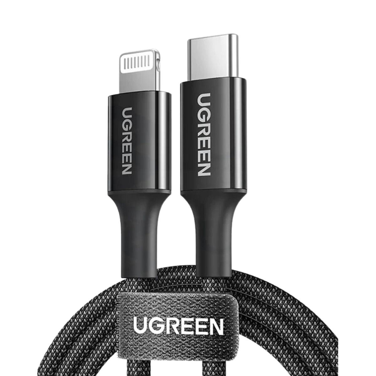 Cáp sạc 1m Lightning chuẩn MFi Ugreen 90493 US532 màu đen, hỗ trợ sạc nhanh 3A