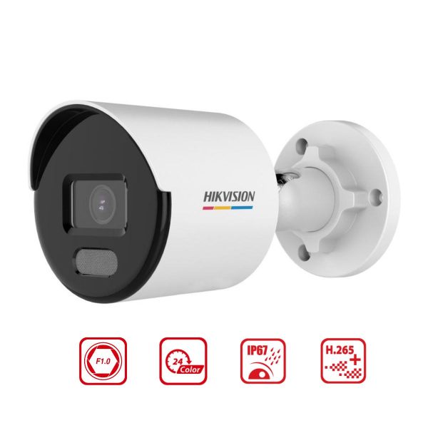 Camera thân IP Colorvu Hikvision DS-2CD1027G2-L 2MP 1080P, hồng ngoại 30m