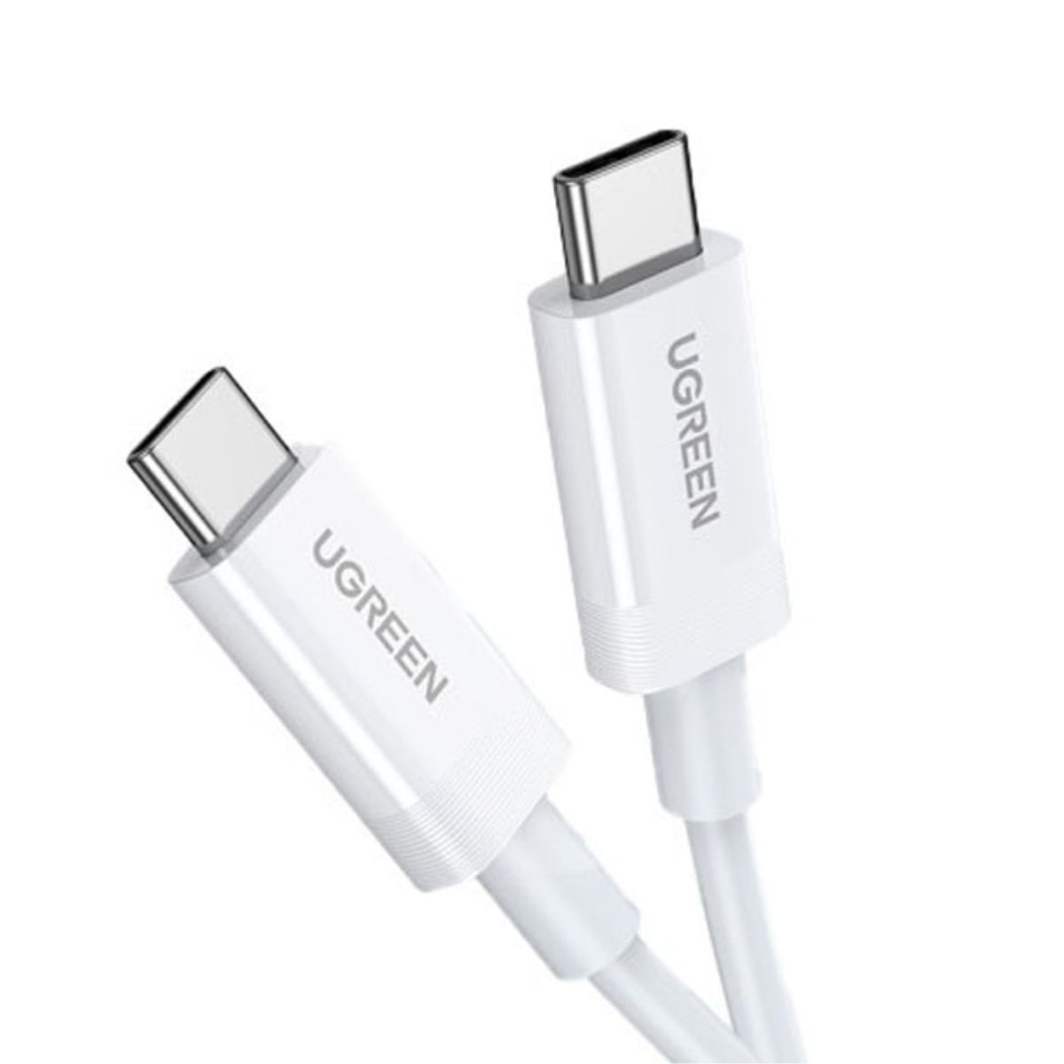Cáp sạc USB Type-C to USB Type-C Ugreen 40113 US506 màu trắng, hỗ trợ sạc nhanh 5A, 40Gbps