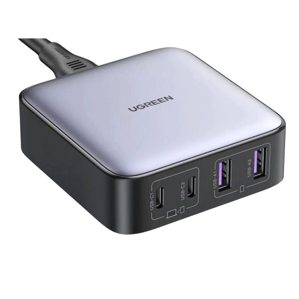 Bộ sạc máy tính để bàn 65W Ugreen 90747 CD327 công suất 65W, công nghệ GaN