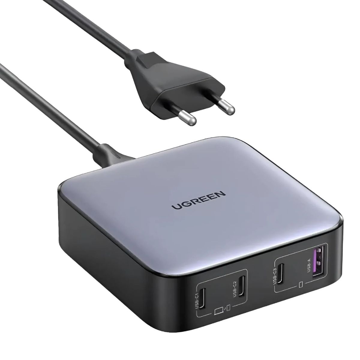 Bộ sạc máy tính để bàn Ugreen 90928 CD328 công suất 100W, 4 cổng