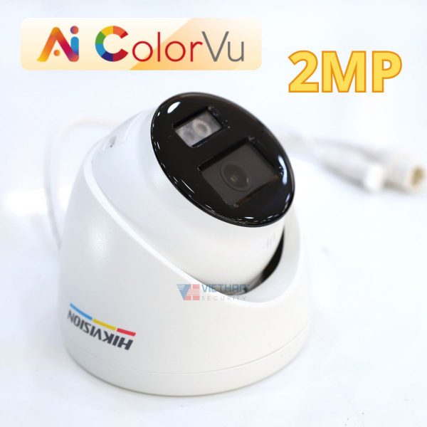 Camera IP Dome Colorvu 2MP Hikvision DS-2CD1327G2H-LIUF hồng ngoại 30m, tích hợp mic thu âm