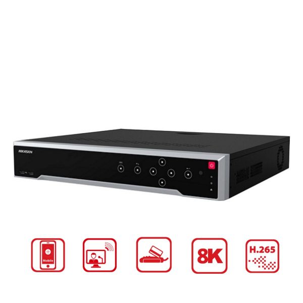 Đầu ghi hình 64 kênh Hikvision DS-7764NI-M4 4 SATA dung lượng 16TB