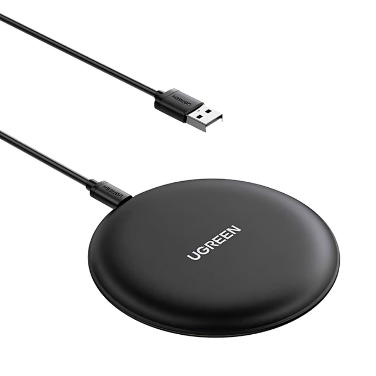 Đế sạc không dây Ugreen 80537 CD186 màu đen, khoảng cách cảm biến ≤ 5mm