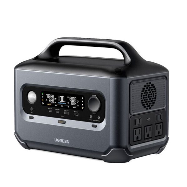 Trạm phát điện di động PowerRoam 680Wh Ugreen 15050 GS600 Pin LiF, Sạc nhanh 1 giờ