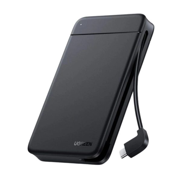 Cáp tích hợp vỏ ổ cứng Ugreen 10904 CM352 màu đen, tương thích ổ cứng SATA 2.5ich