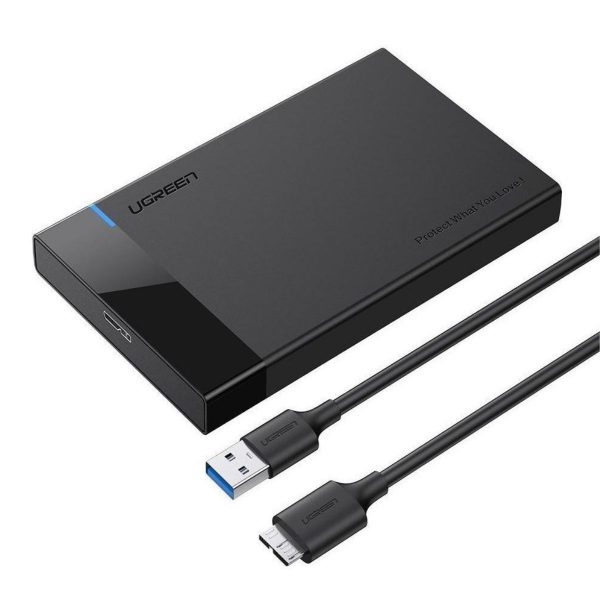 Hộp ổ cứng Ugreen 50956 US221 cổng USB 3.0, dành cho HDD+SSD 2.5inch