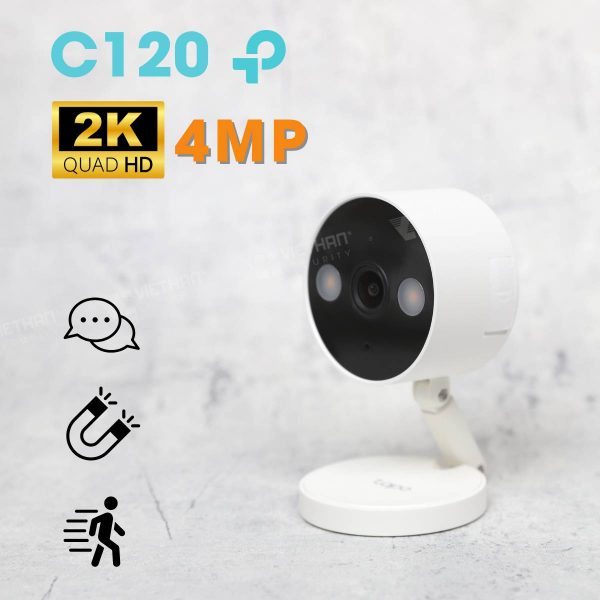 Camera wifi không dây TP-Link Tapo C120 2K 4MP, phát hiện thông minh