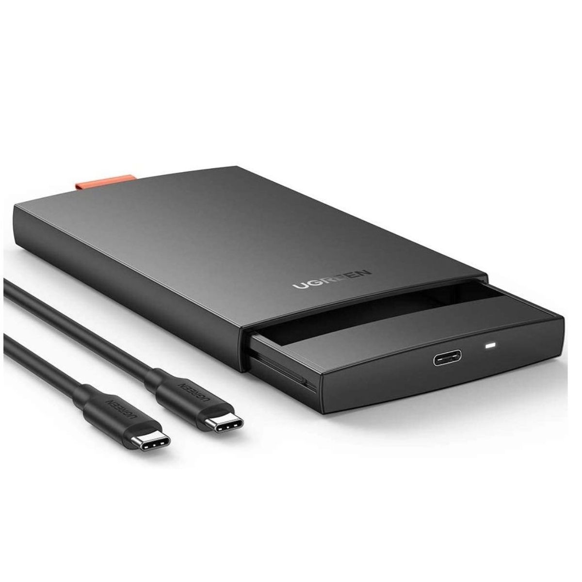 Hộp đựng ổ cứng 2.5inch Ugreen 80556 CN237 màu đen, chiều dài cáp 50cm