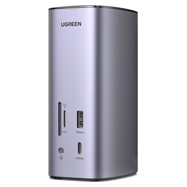 Thiết bị chuyển đổi 12 in 1 Ugreen 90325 CM555 PD 3.0 cung cấp 100W