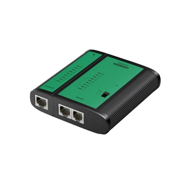 Bộ test cáp mạng Ugreen 10950 NW167 RJ45,RJ11/12, chân cắm mạ vàng, pin Carbon 9V