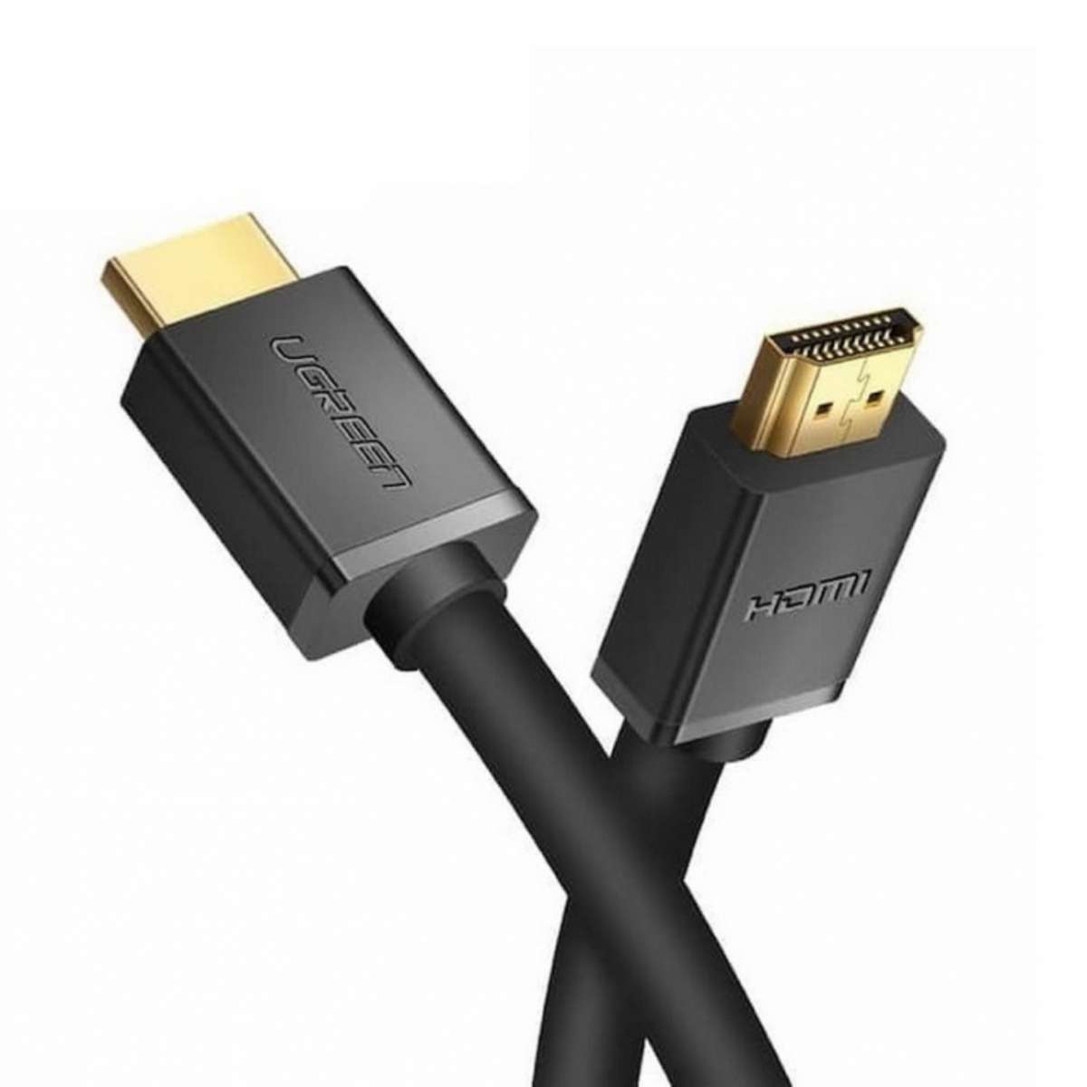 Cáp HDMI  0.5m 2.0 Ugreen 30115 HD104 hỗ trợ 4K@60Hz 3D/HDR/ARC, mạ vàng 24K, băng thông 18Gbps