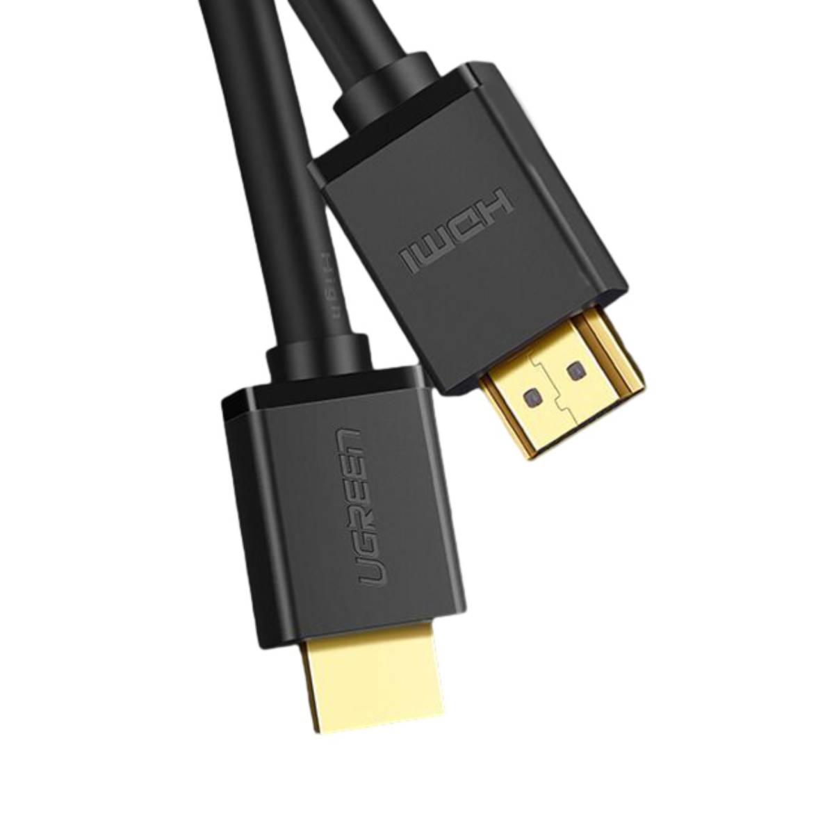 Cáp HDMI 50M Ugreen 50765 HD104 hỗ trợ 1080p@60Hz 3D/HDR/ARC, chân cắm mạ vàng 24K, chip khuếch đại, tốc độ truyền tải 10Gb/s