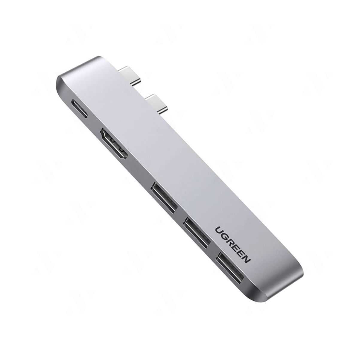 Hub chuyển đổi Ugreen 60559 CM251 5 in 1 Type C sang HDMI + 3* USB 3.0 + USB-C, 5Gpbs, PD 100W