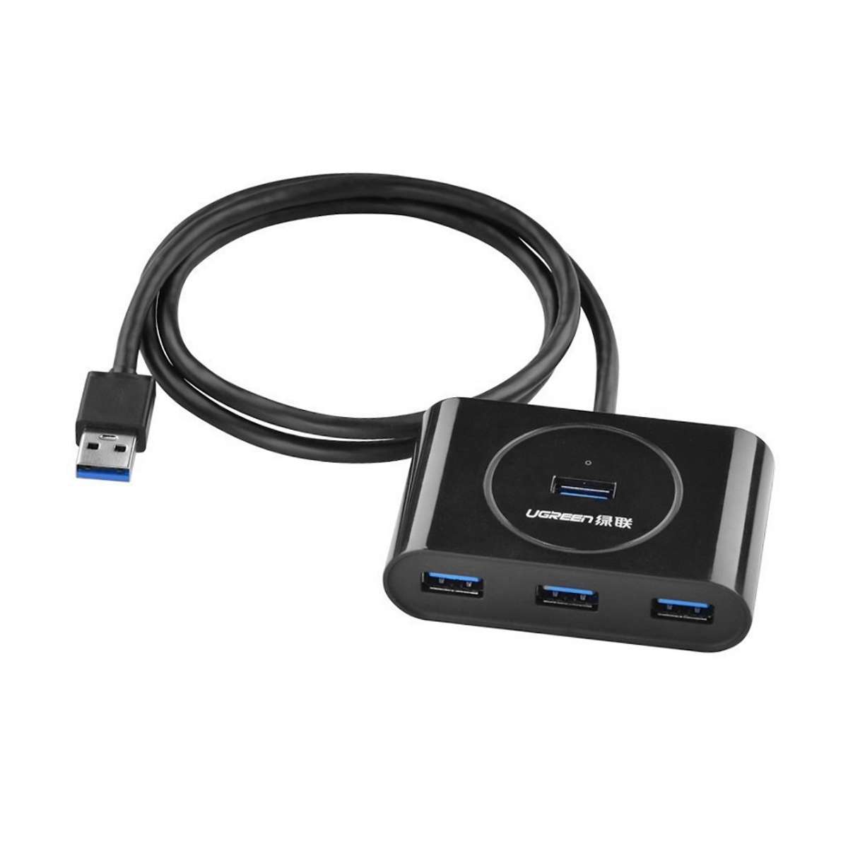 Bộ chia 4 cổng 80CM Ugreen 20291 CR113 USB-A to USB 3.0, tốc độ truyền 5Gbps, 480 Mbit/s