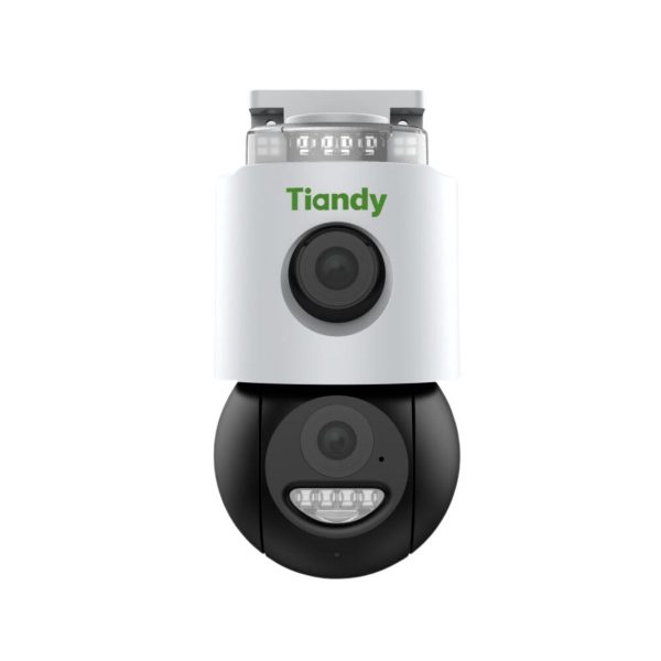 Camera 2 ống kính ngoài trời Tiandy TC-H363N 3MP + 3MP, đèn báo xanh đỏ, đàm thoại 2 chiều, hồng ngoại 50m, IP66