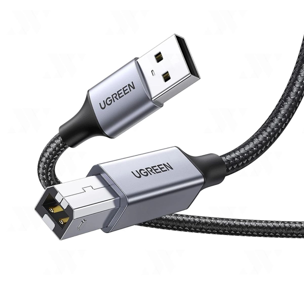 Cáp máy in 1,5M đầu nhôm bọc dù Type-A to Type-B Ugreen 80802 cao cấp