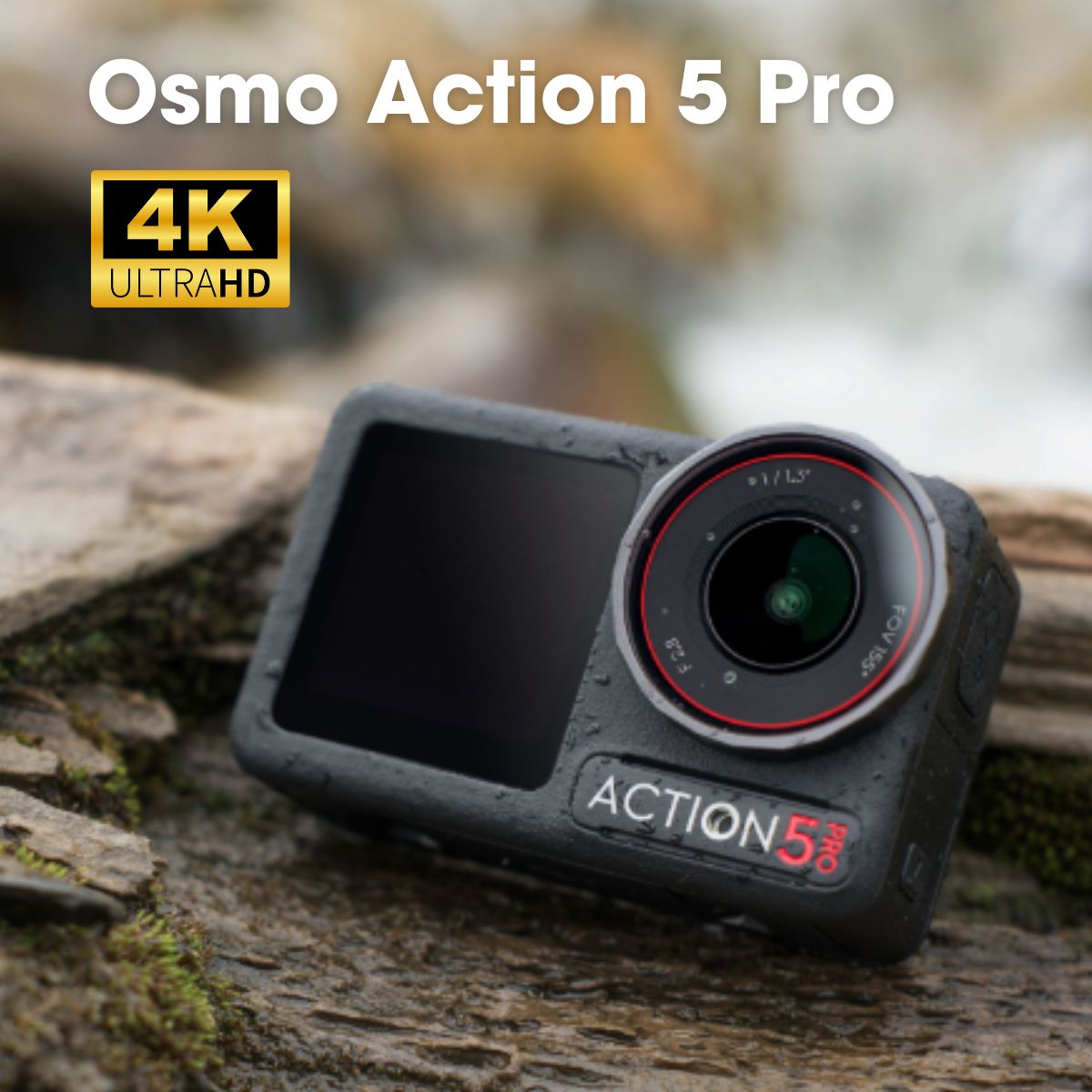 Camera DJI Osmo Action 5 Pro quay phim 4K 120fps, Subject Tracking, chống nước 20m (bản đơn)