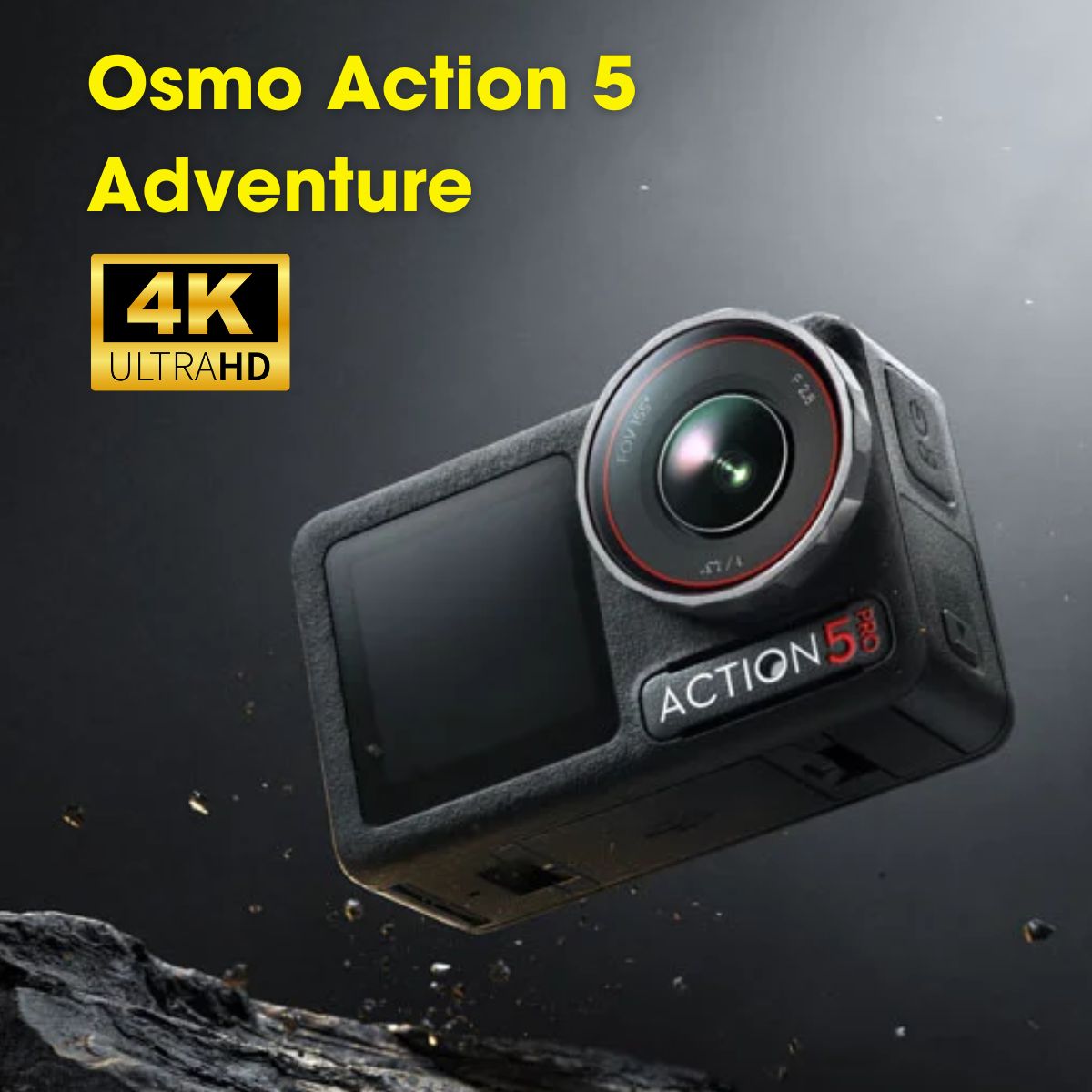 DJI Osmo Action 5 Pro Adventure quay video 4K 120fps, màn hình OLED, Subjet Tracking, chống nước IP68 ( bản combo )