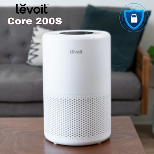 Máy lọc không khí Levoit Core 200S Lọc HEPA 3 Lớp, Kết nối Google Assistant & Alexa, Phù hợp không gian dưới 35m2