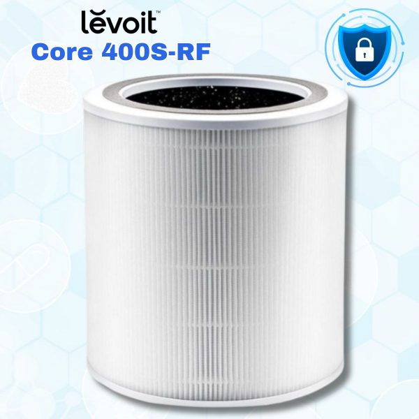 Lõi lọc Levoit Core 400S-RF Bộ lọc HEPA H13, Công nghệ khử mùi AirReComposition, Loại bỏ 99,97% bụi và các chất gây dị ứng