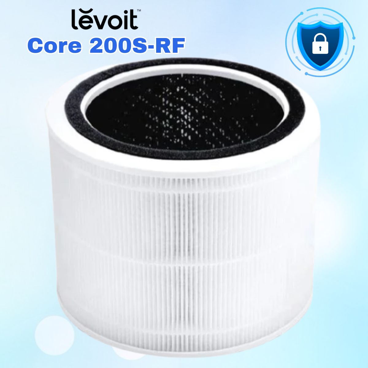 Lõi lọc chuyên dụng Levoit Core 200S-RF 3 lớp thanh lọc, Khử mùi 60%, Loại bỏ 99,97% Bụi mịn, Công nghệ HEPA Smart