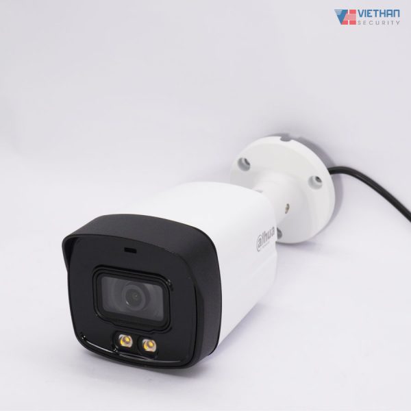 Camera 2MP full color Starligh HDCVI Bullet Dahua HAC-HFW1239TLMP-LED-S2, chống ngược sáng WDR 130dB