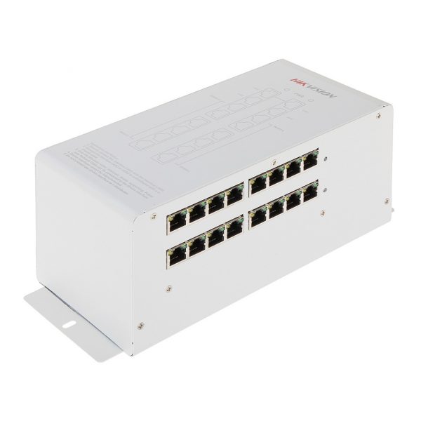 Bộ cấp nguồn HIKVISION DS-KAD612 (phân phối tín hiệu Video/Audio 16 cổng RJ45)