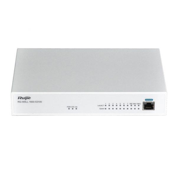 Thiết bị mạng HUB - SWITCH Ruijie RG-WALL 1600-X9300 (1 USB, 2 khe cắm mở rộng, 2 mô-đun Khe cắm điện, AC / DC)