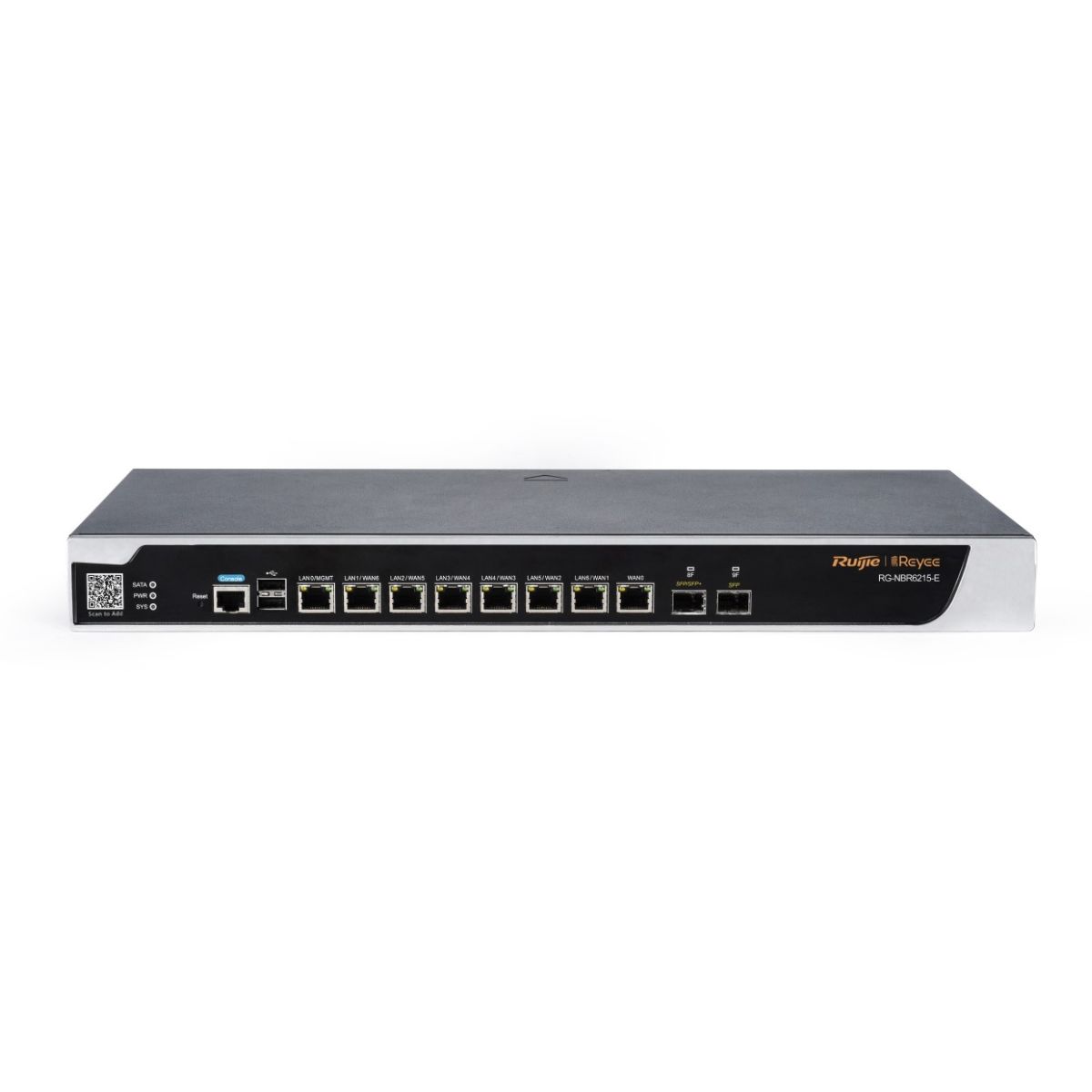 9770_router_reyee_rg_nbr6215_e_thumb Router Reyee RG-NBR6215-E 2000 người dùng đồng thời, 8 cổng 1G Base-T, cổng 1G SFP và 1 cổng 10G SFP
