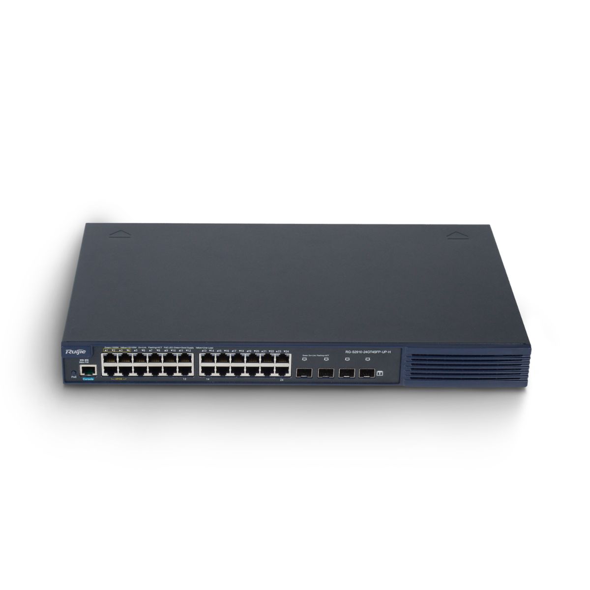 9776_thiet_bi_chia_mang_ruijie_rg_s2910_24gt4sfp_up_h_v3_0_thumb Thiết bị chia mạng Ruijie RG-S2910-24GT4SFP-UP-H(V3.0) 24 10/100/1000BASE-T PoE+, tốc độ 256Gbps, hỗ trợ HPOE
