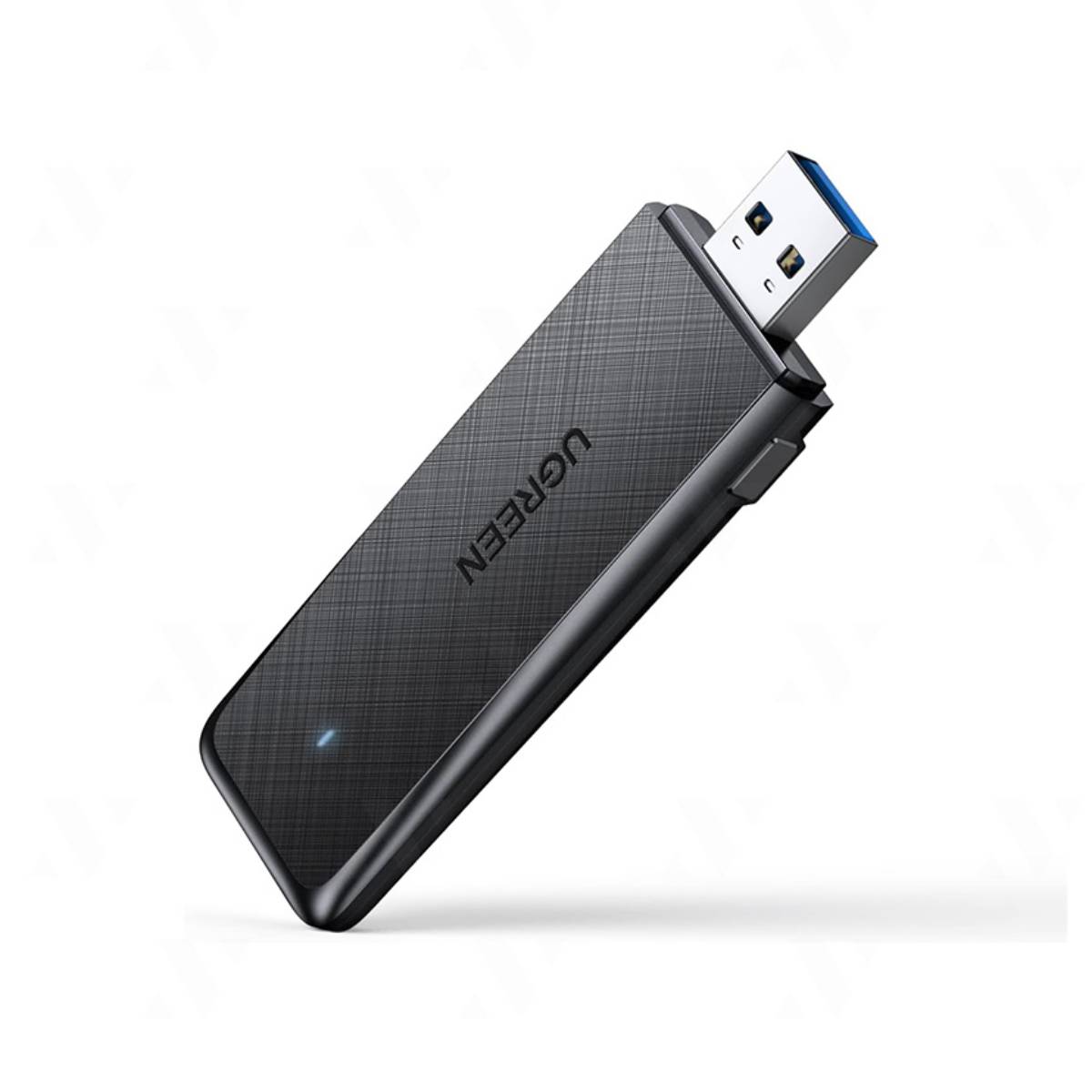 USB Wifi chuẩn AC1300 Ugreen 50340 CM492 băng tần kép 5G & 2.4G, tốc độ 1300Mbps, đèn LED báo
