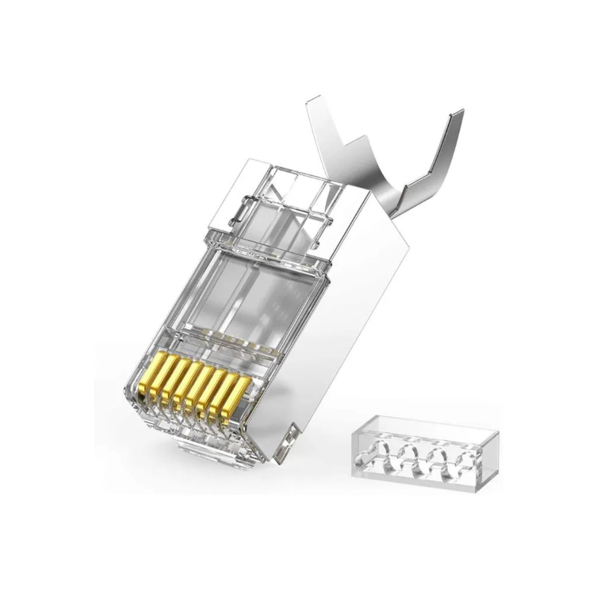 Đầu bấm mạng Cat6A/Cat7 FTP Ugreen 70316 Cao Cấp (túi/10c)