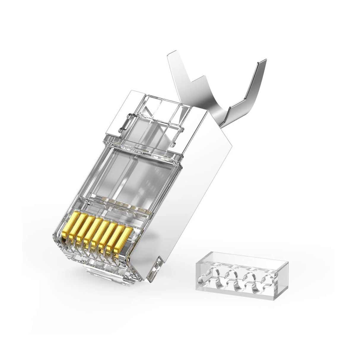 Đầu bấm mạng Cat6A/Cat7 FTP Ugreen 80827 Cao Cấp (hộp/50c)
