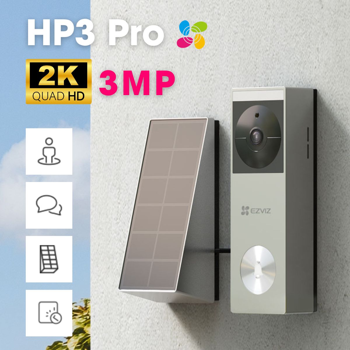 10128_chuong_cua_pin_ezviz_hp3_pro_2k_3mp_thumb Chuông cửa pin Ezviz HP3 Pro 2K 3MP màu ban đêm, phát hiện chuyển động, đàm thoại hai chiều, còi báo động
