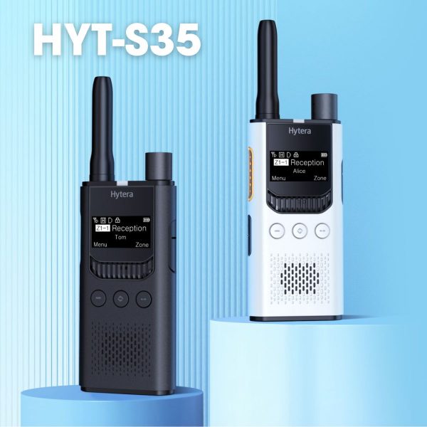Máy bộ đàm cầm tay Hytera HYT-S35 (S1 Pro) Analog/Digital, quản lý bằng app, khoảng cách 5km, 30dB