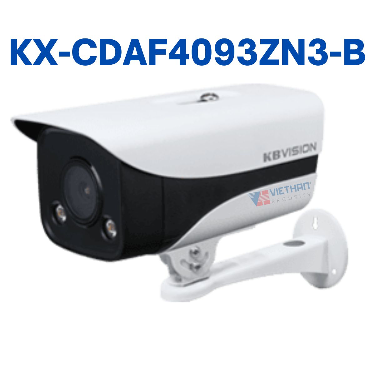 Camera IP Bullet 4MP KBVISION KX-CDAF4093ZN3-B, Tích hợp Mic, Hồng ngoại 45m, Phát hiện thông minh