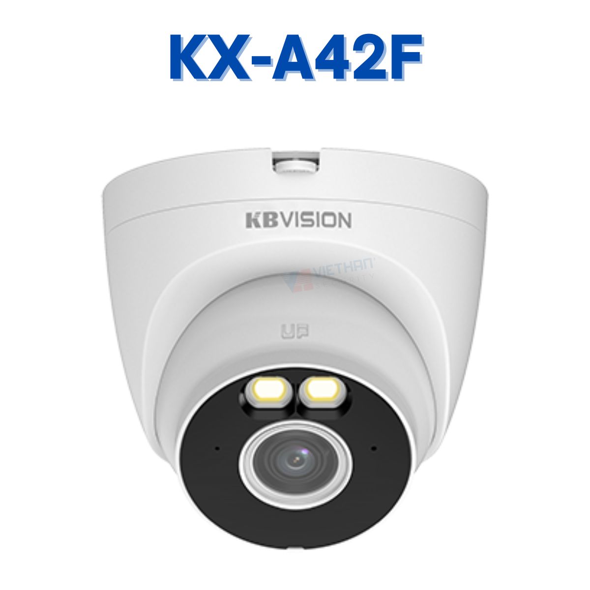 Camera IP Wifi  Dome Full Color KBVISION KX-A42F 4MP, Tích hợp MIC, Đèn LED, Phát hiện con người