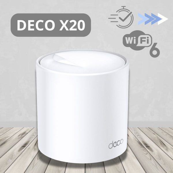Hệ thống Wi-Fi 6 Mesh Deco X20 (1-Pack), Phủ sóng liền mạch, Một mạng thống nhất, Kết nối nhiều thiết bị