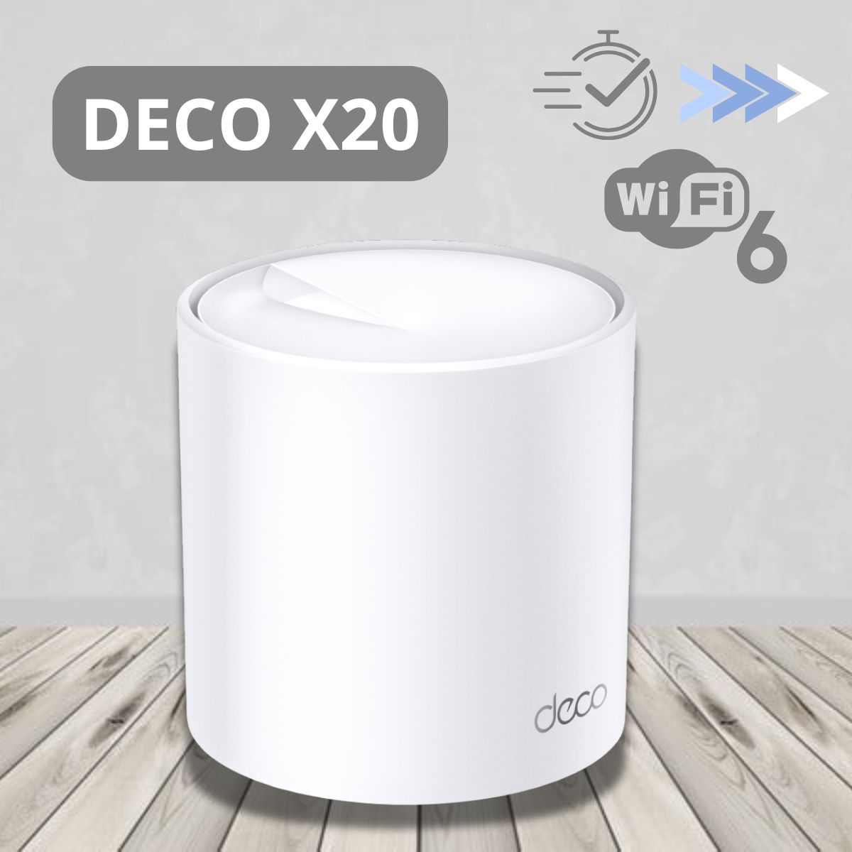 Hệ thống Wi-Fi 6 Mesh Deco X20 (1-Pack), Phủ sóng liền mạch, Một mạng thống nhất, Kết nối nhiều thiết bị