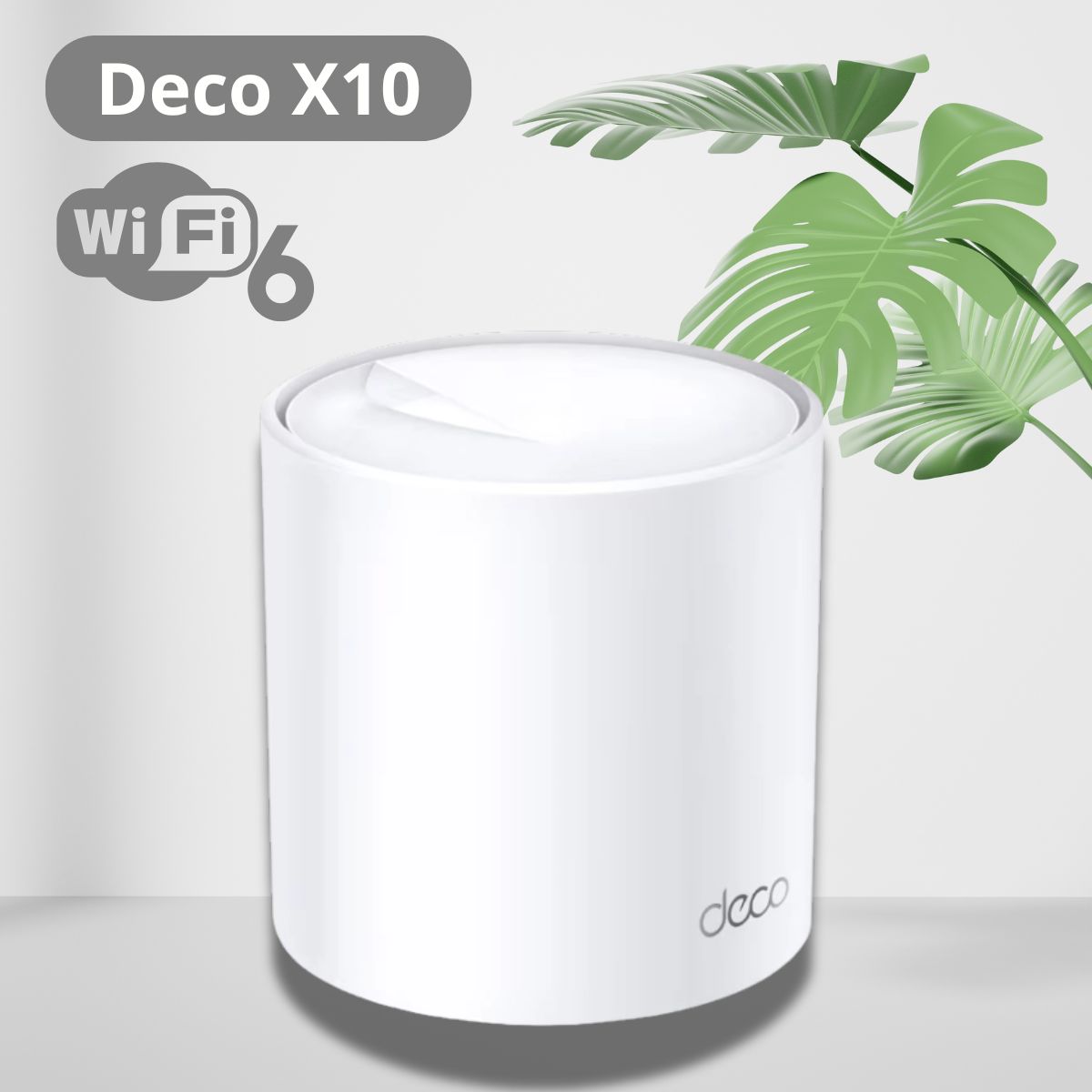 Hệ thống Mesh Wi-Fi 6 AX1500 Tp-Link Deco X10 (1-Pack), Kết nối nhanh, Nhiều thiết bị, Một mạng hợp nhất.