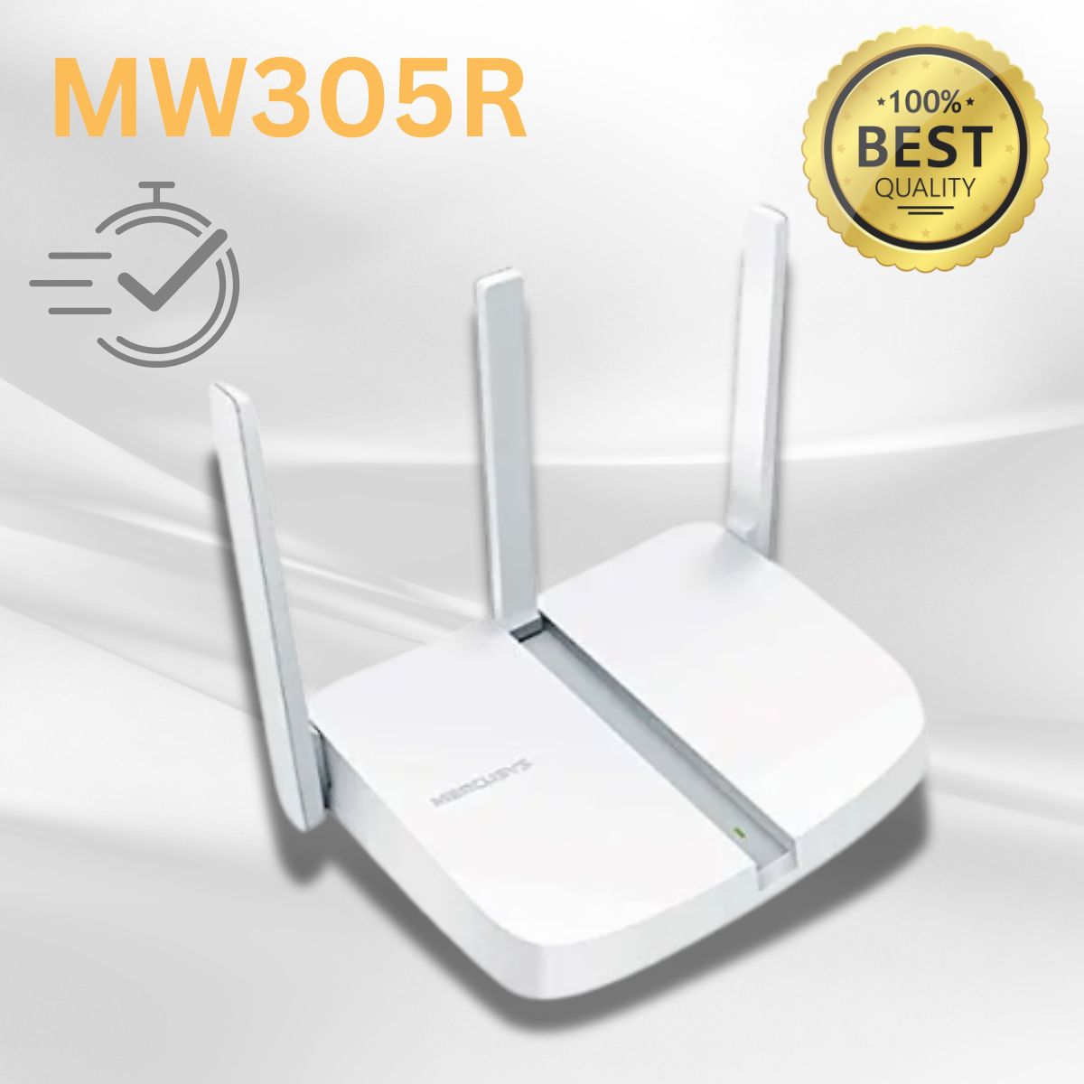 Router Wifi chuẩn N 300 MBPS Mercusys MW305R, Vùng phủ rộng, Độ ổn định cao