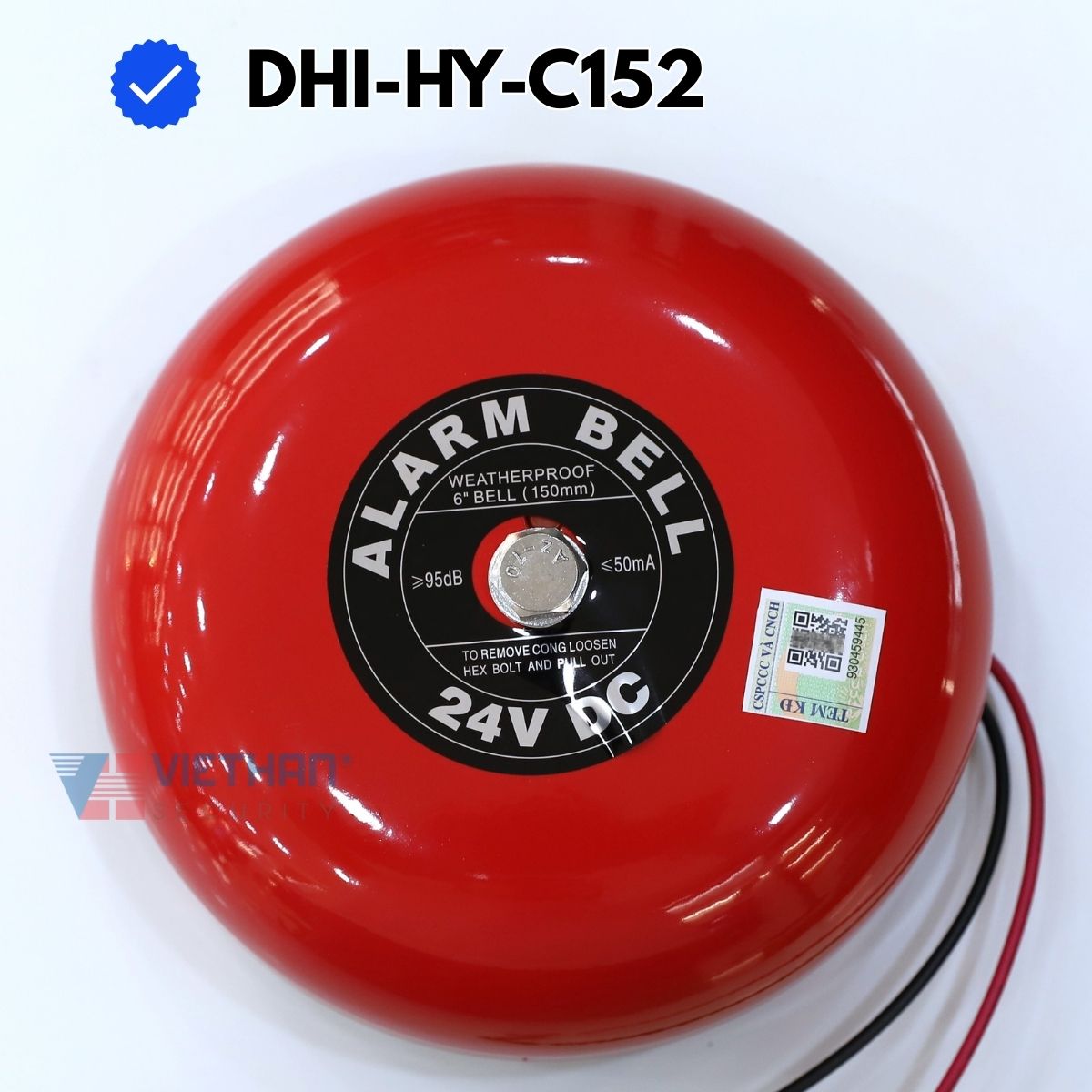 Chuông báo cháy Dahua DHI-HY-C152, Âm thanh to, Cảnh báo nhanh chóng