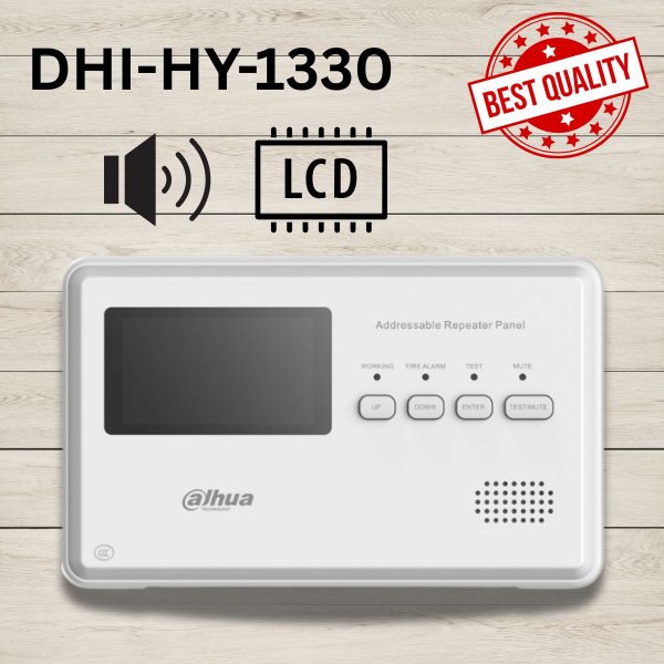 Hiển thị phụ Dahua DHI-HY-1330, Màn hình LCD, Bộ nhớ 999 Nhật ký, Âm thanh 65-115dB