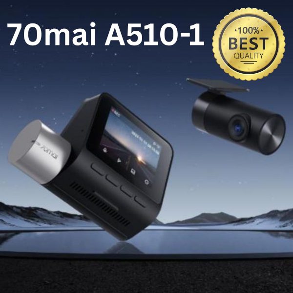 Camera hành trình 70mai A510-1, Ghi hình 2 kênh trước sau với HDR, Cảm biến Sony Starvis 2 IMX675