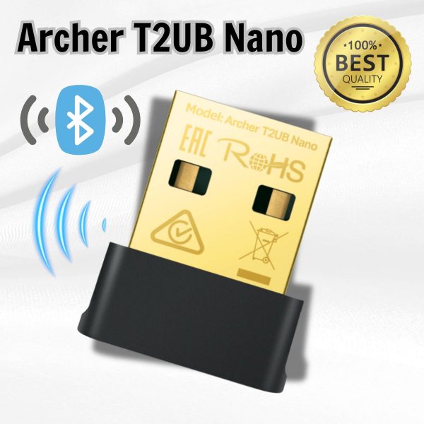 Bộ Chuyển Đổi USB Wi-Fi Băng Tần Kép AC600 Archer T2UB Nano, Bluetooth 4.2, USN 2.0